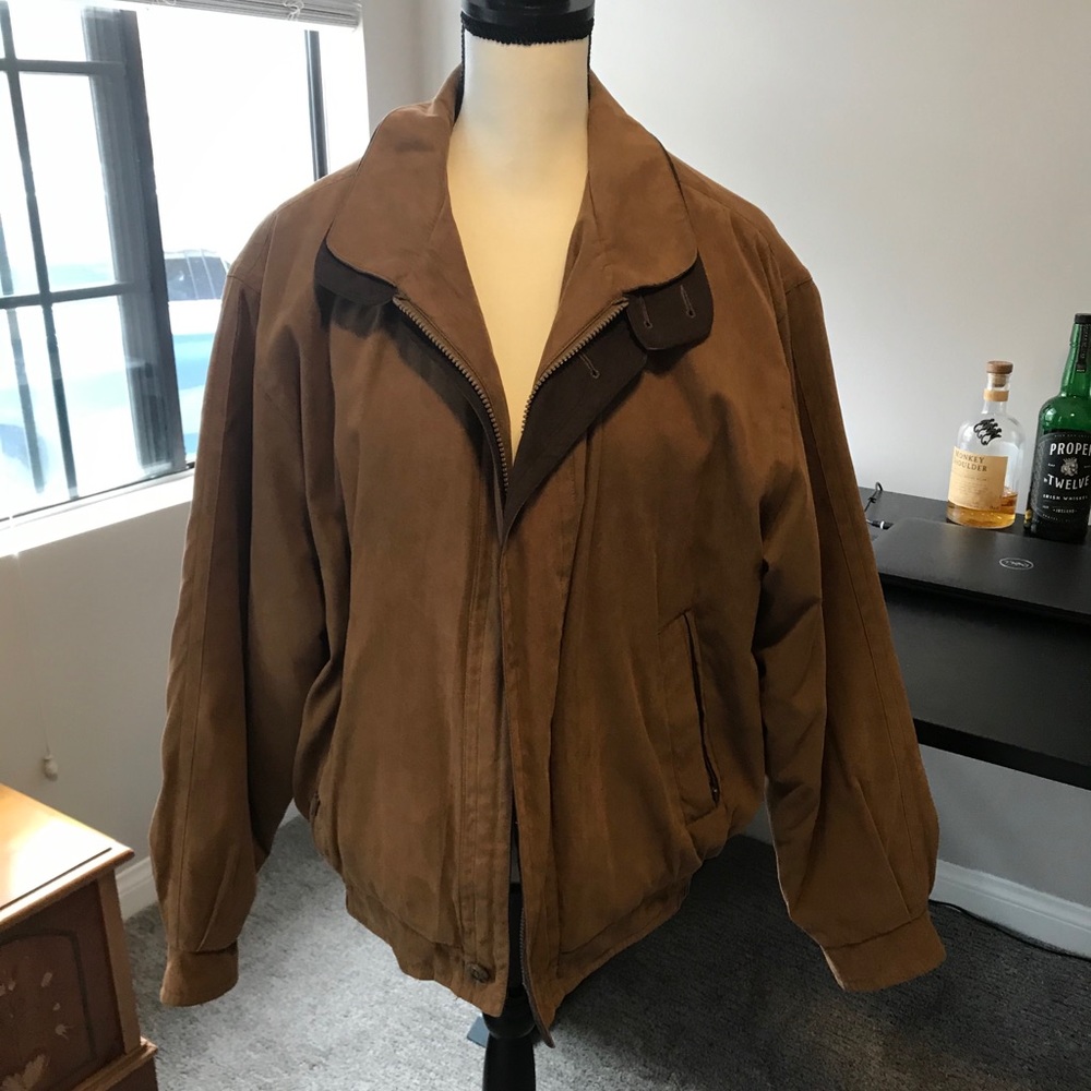 Men’s Tan Bomber Jacket